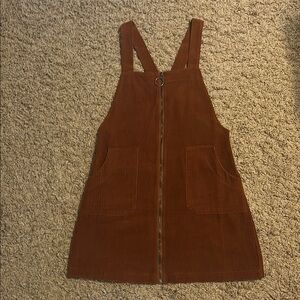 Altar'd State Rust Corduroy Dress
